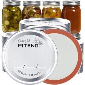 Mason Canning Lids 24 Count Regular Mouth for Ball, Kerr Jars Split Type Metal